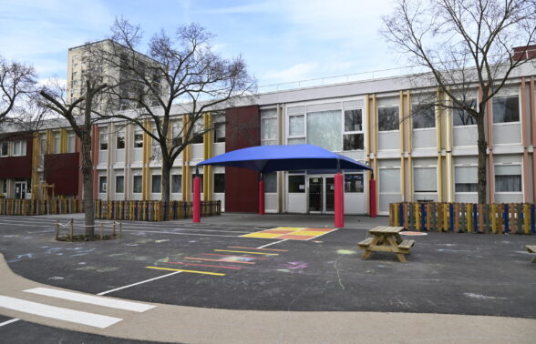 bâtiment de l'école maternelle Pierre-de-Coubertin à Villeneuve-la-Garenne.