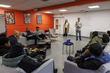 Les jeunes villenogarennois participent à des ateliers thématiques.