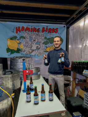 Armand Cosme, Brasseur à Villeneuve