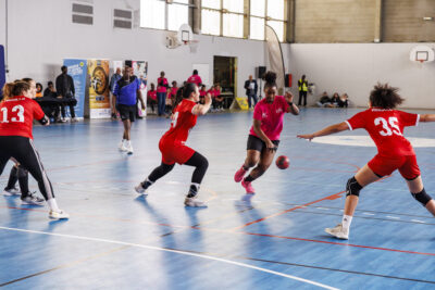Match de handball féminin à Villeneuve-la-Garenne. - Agrandir l'image 4 sur 6, fenêtre modale