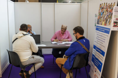 Différents entretiens pour le forum emploi de Villeneuve-la-Garenne. - Agrandir l'image 3 sur 6, fenêtre modale