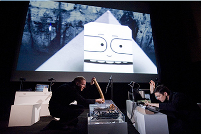 ciné-concert électro Rick Le Cube - Agrandir l'image, fenêtre modale