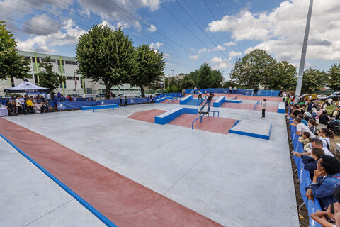 photo du skate-park de Villeneuve-la-Garenne